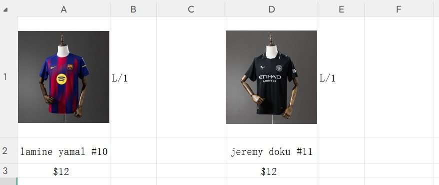 Two Canadian jerseys