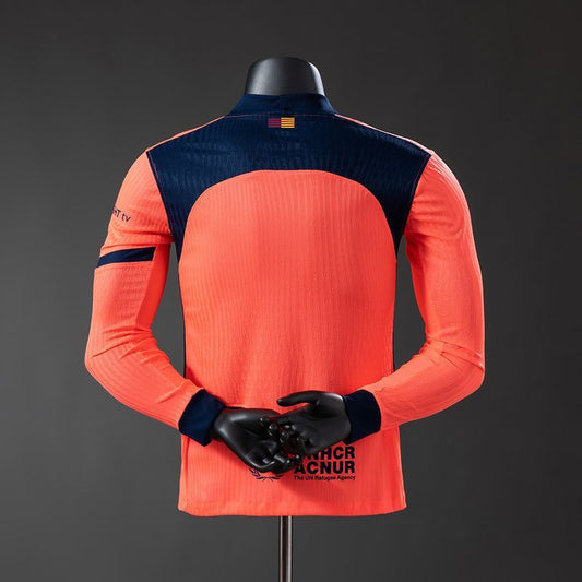 Barcelona 2025-2026 Second Away Long-Sleeve Player