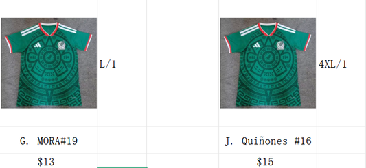 Pedido de México