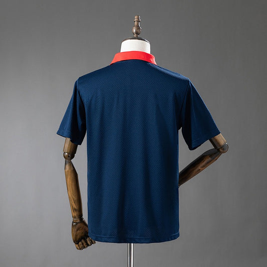 Paris Saint-Germain 2025-2026 POLO-Cyan Fan