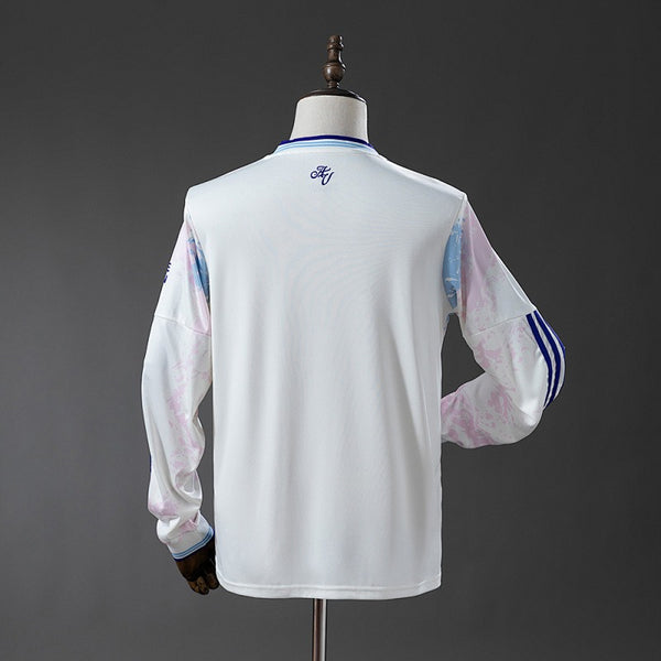 Aston Villa 2025-2026 Second Away Long Sleeve Fan