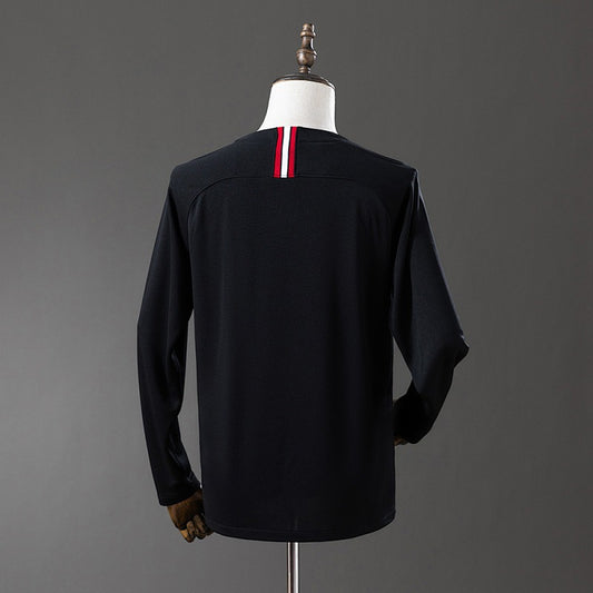 Retro Paris Saint-Germain 2018-2019 Second Away Long Sleeve