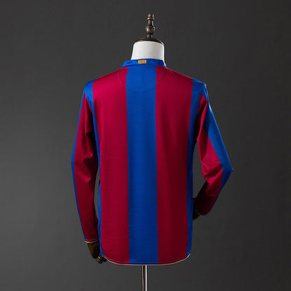 Retro Barcelona 2007-2008 Home Long sleeves