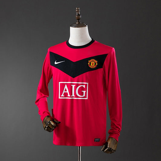 Retro Manchester United 2010 Home Long Sleeve