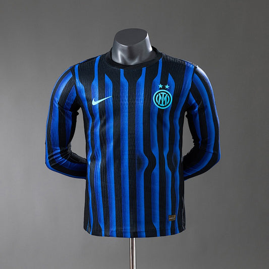 Inter Milan 2025-2026 Home Long-Sleeve Player