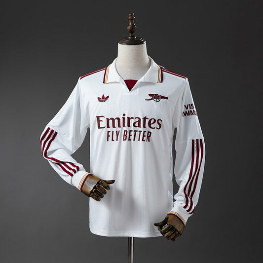Arsenal 2025-2026 Second Away Long Sleeve Fan