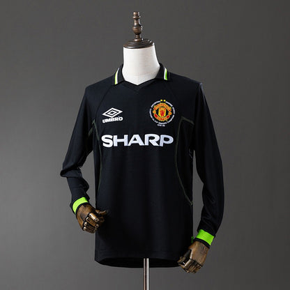 Retro Manchester United 1998-1999 Second Away Champions League Edition Long Sleeve