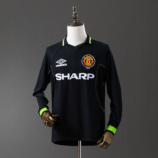 Retro Manchester United 1998-1999 Second Away Champions League Edition Long Sleeve