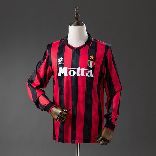 Retro AC Milan 1993-1994 Home Long sleeves