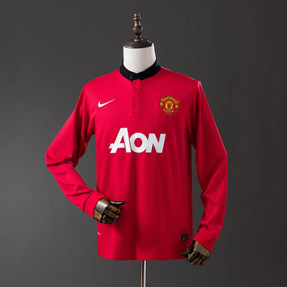 Retro Manchester United 2013-2014 Home Long Sleeve