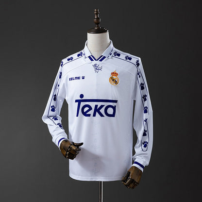 Retro Real Madrid 1994-1996 Home Long sleeves